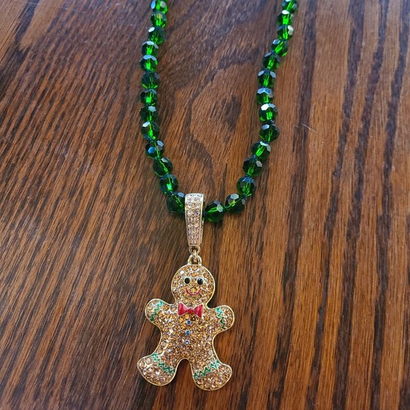 Gingerbread Boy Necklace - Picture 5 of 6